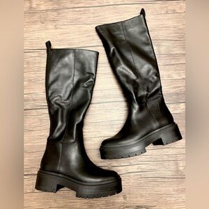 Sam Edelman Larina Waterproof Knee High Platform Boots NWOT